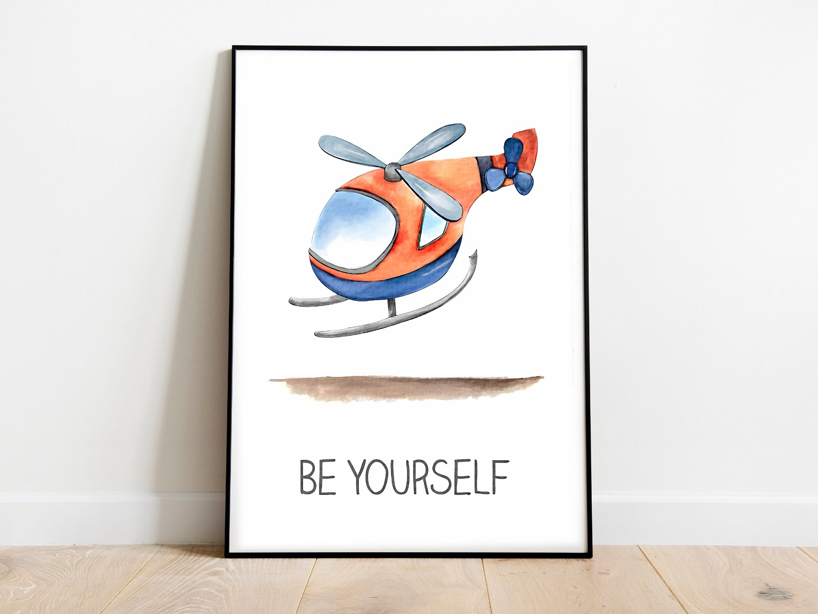 Poster – Voertuig / Helikopter / Be Yourself