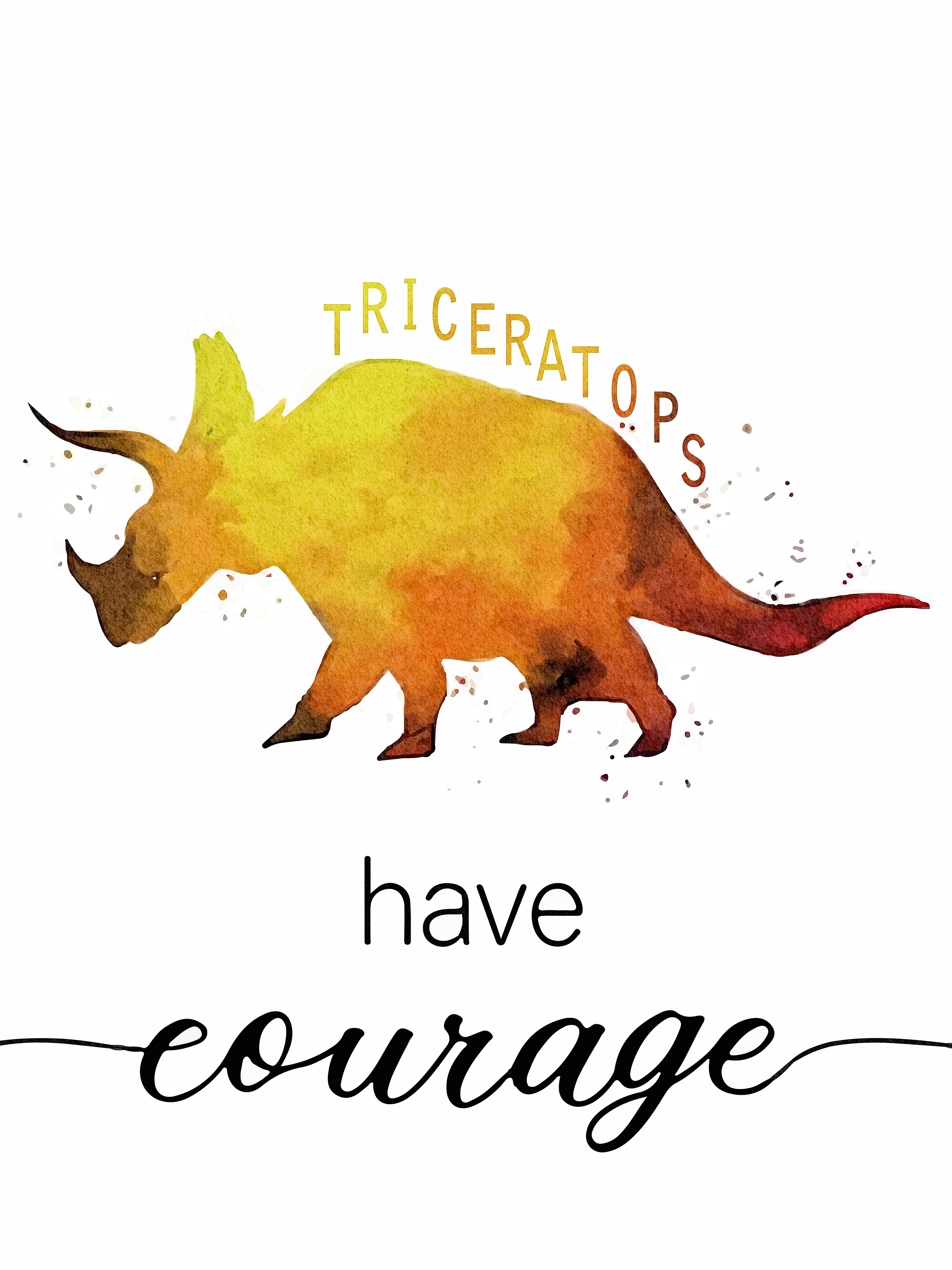 Poster - TRICERATOPS / Have Courage