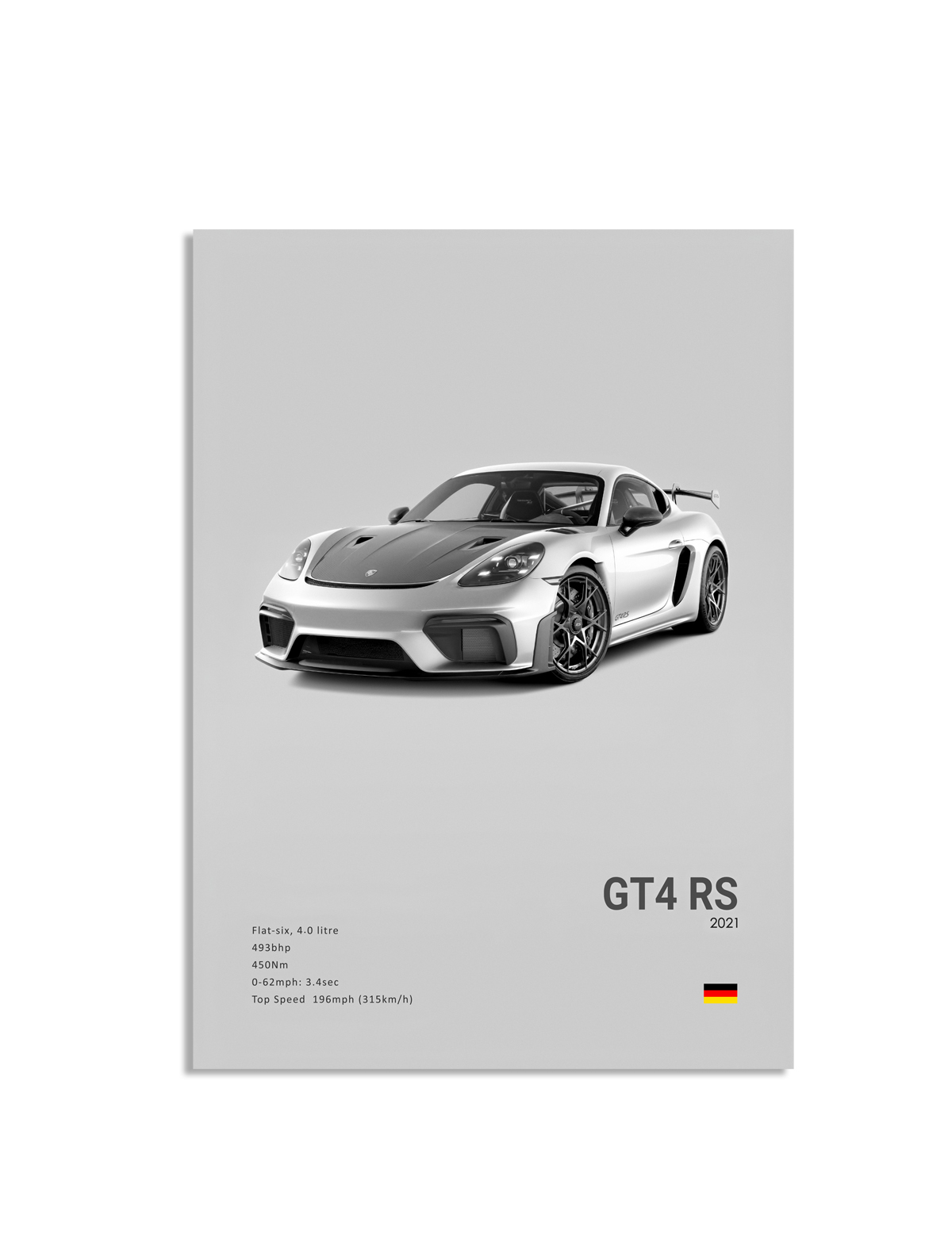 Poster – Luxe sportauto / GT4 RS