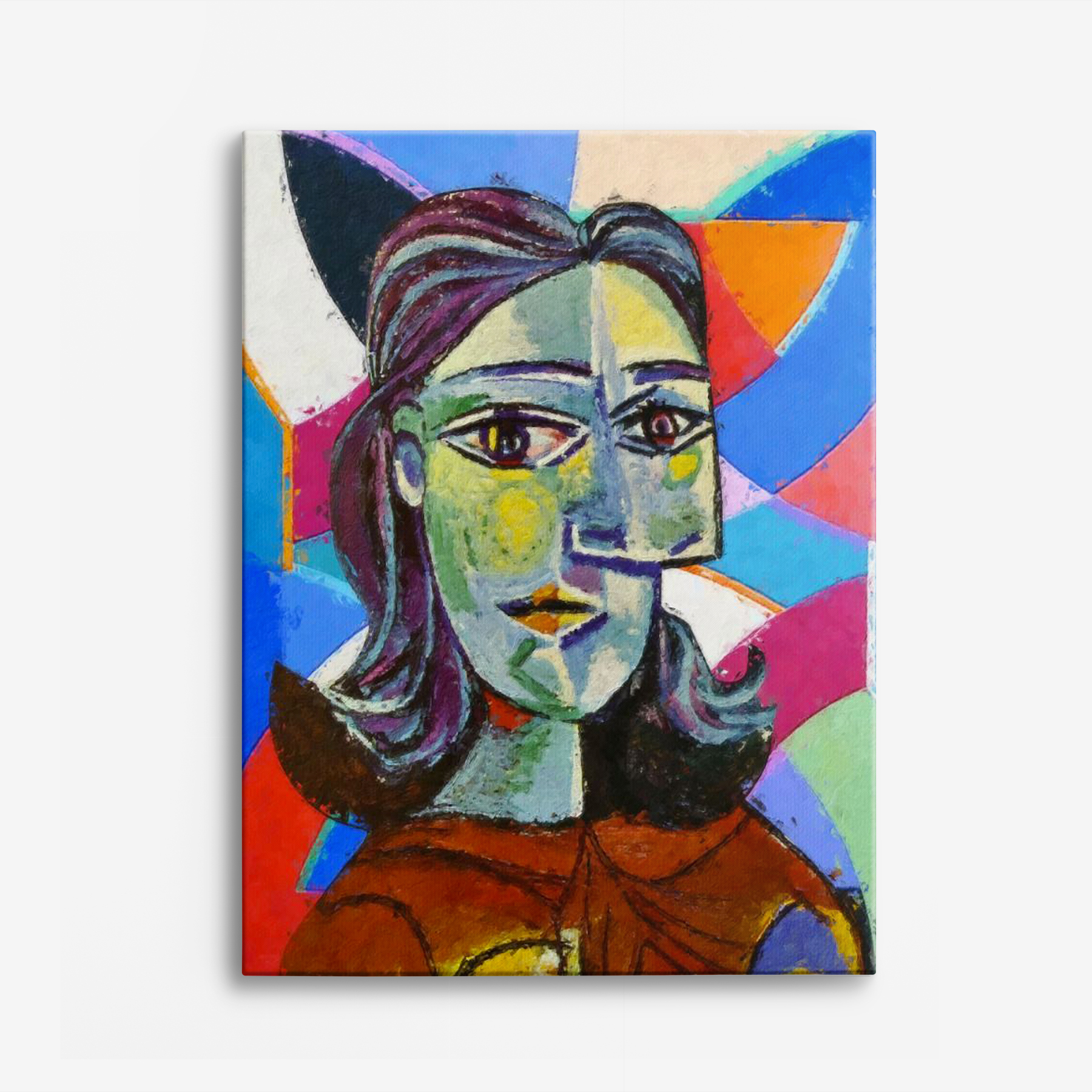 Canvas – Picasso's Kubisme Kunst / Vrouwenportret