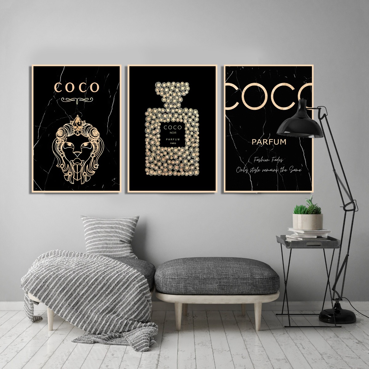 Posters – COCO / Zwart / Set van 3