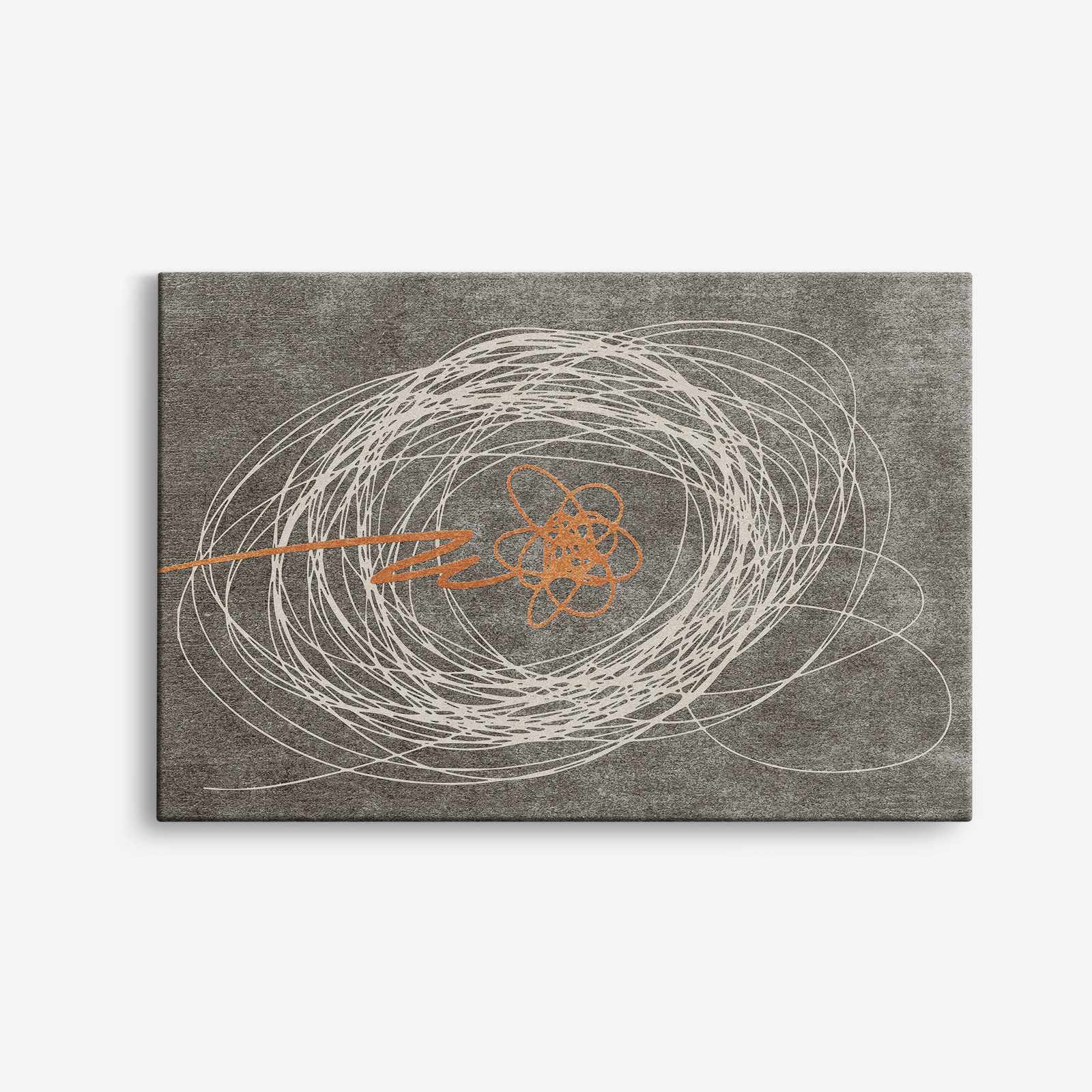 Abstracte Krul Canvas