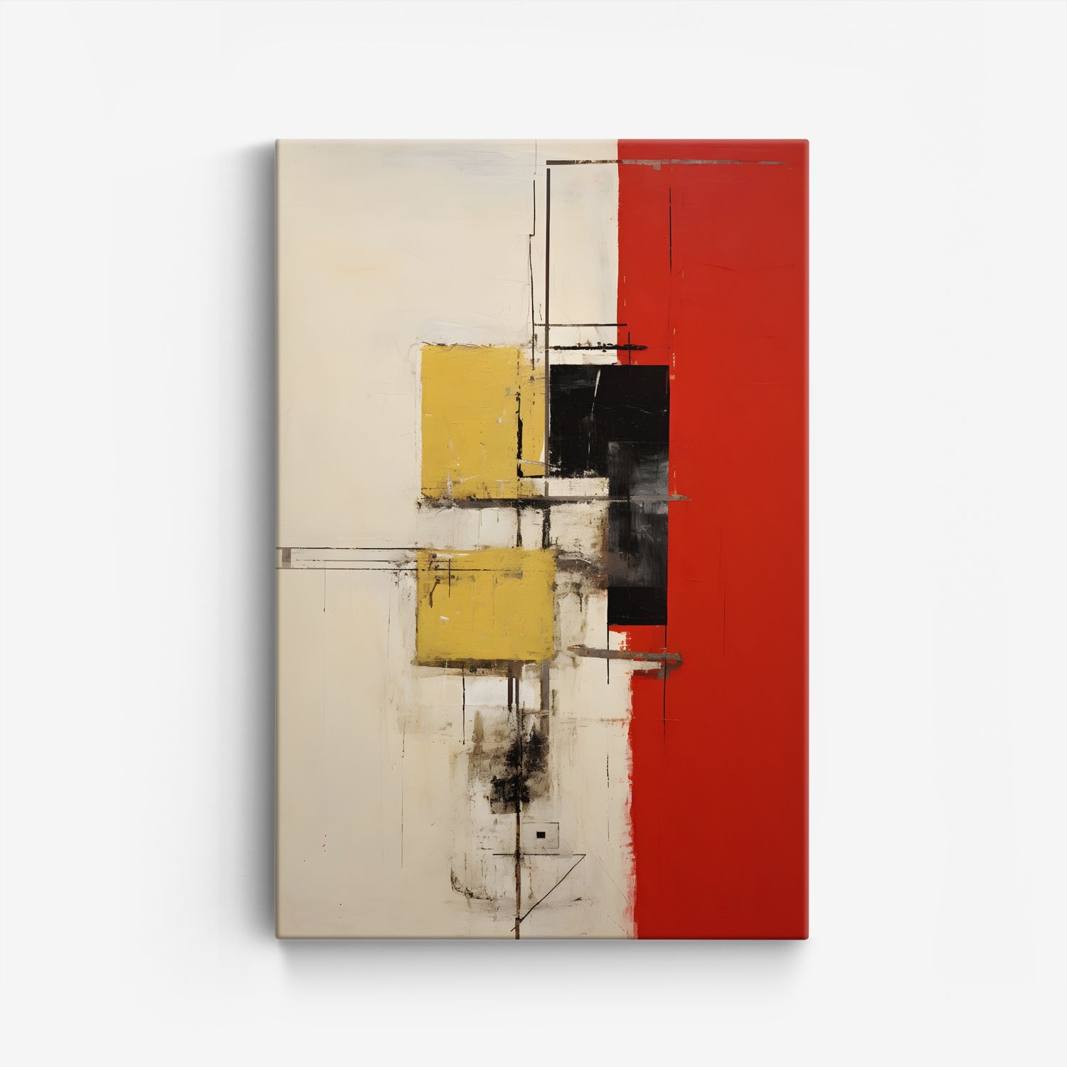 Abstract kunst canvas - Enkele stuk