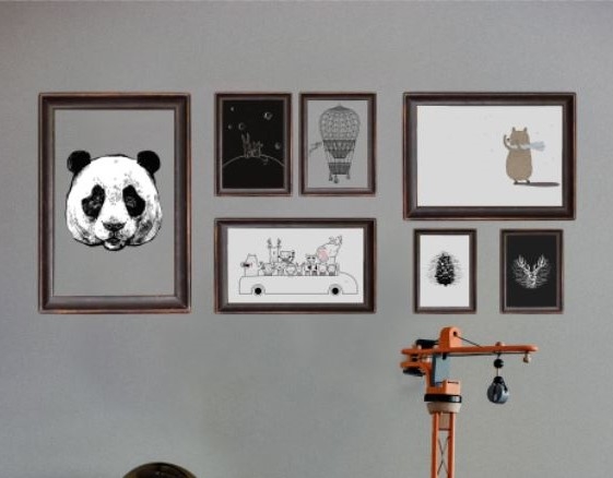 Muursticker – Dierenavontuur