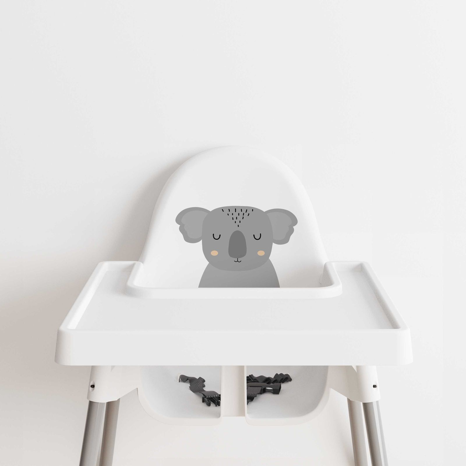 Zelfklevende Sticker – Antilop Kinderstoel Decal / Koala Design