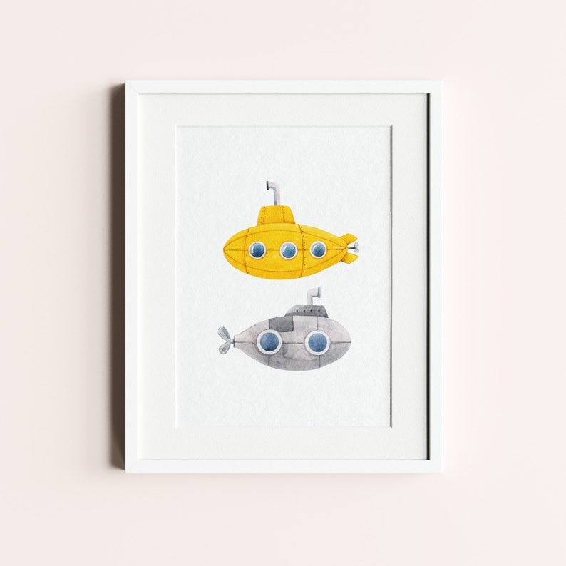 Poster - Onderzeeër