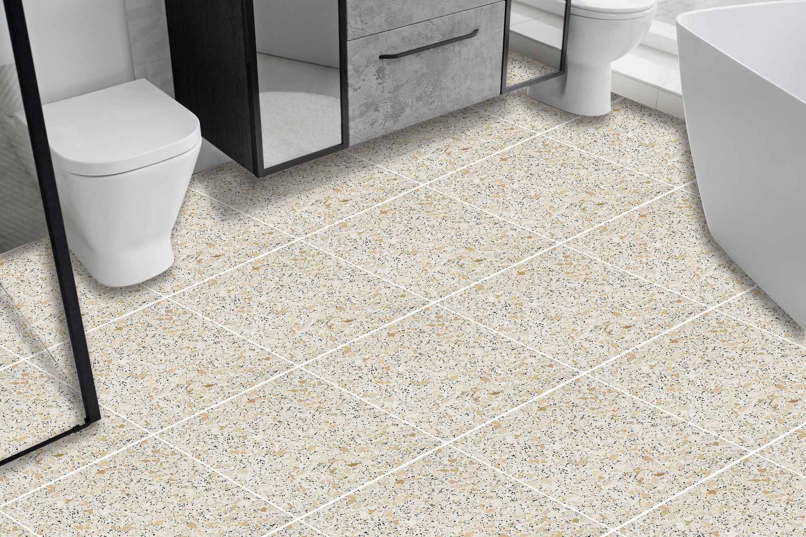 Elegante Terrazzo Vloertegels - 24 st