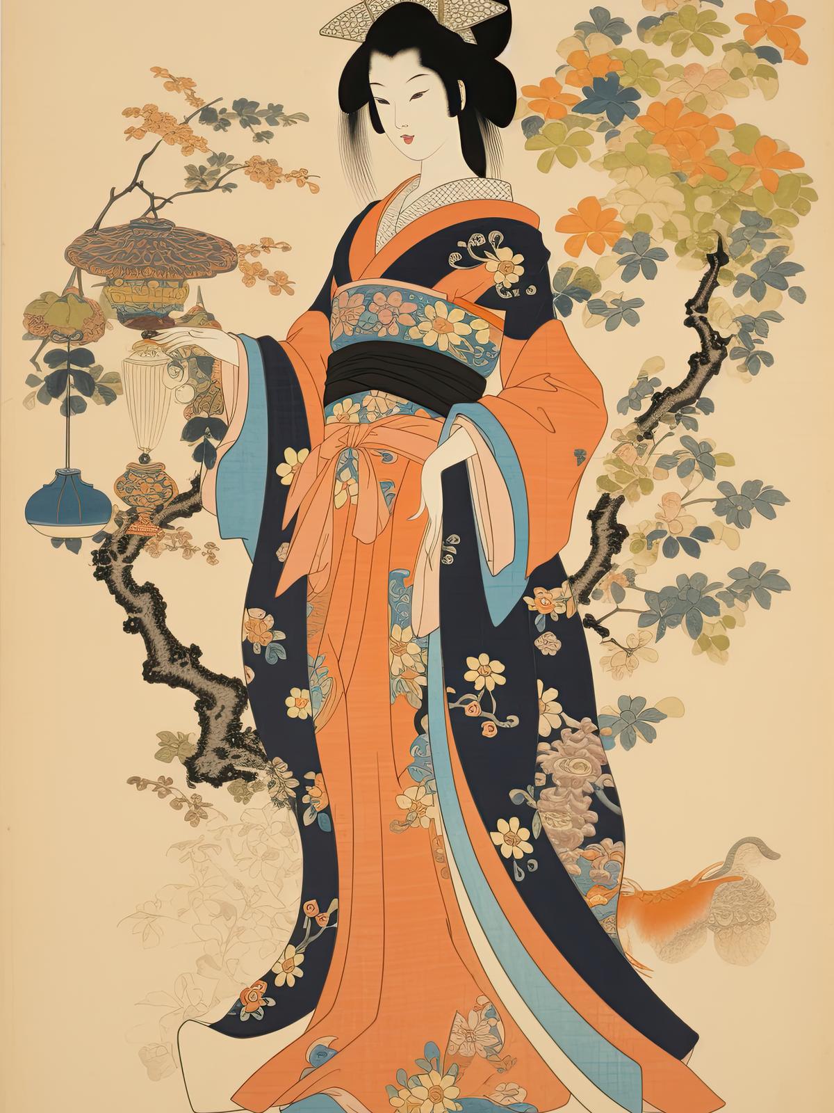 Poster - Geisha Kunstwerk