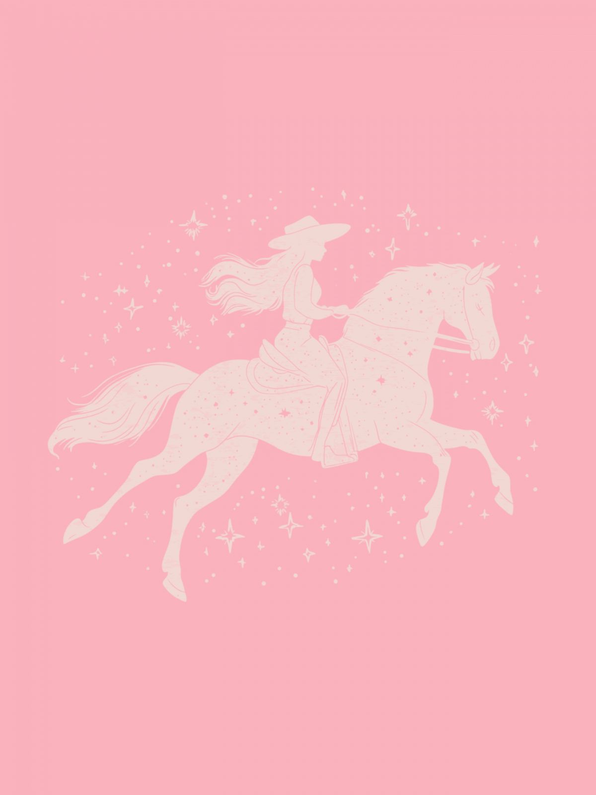 Poster - Roze Paard