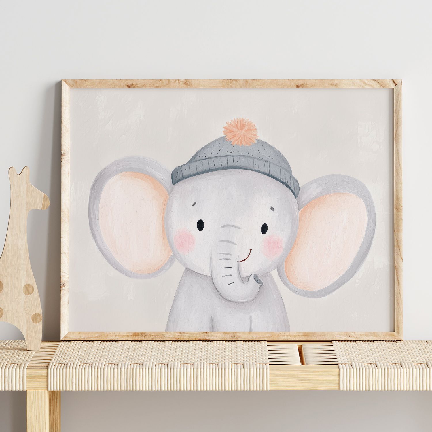 Poster - Schattige Olifant
