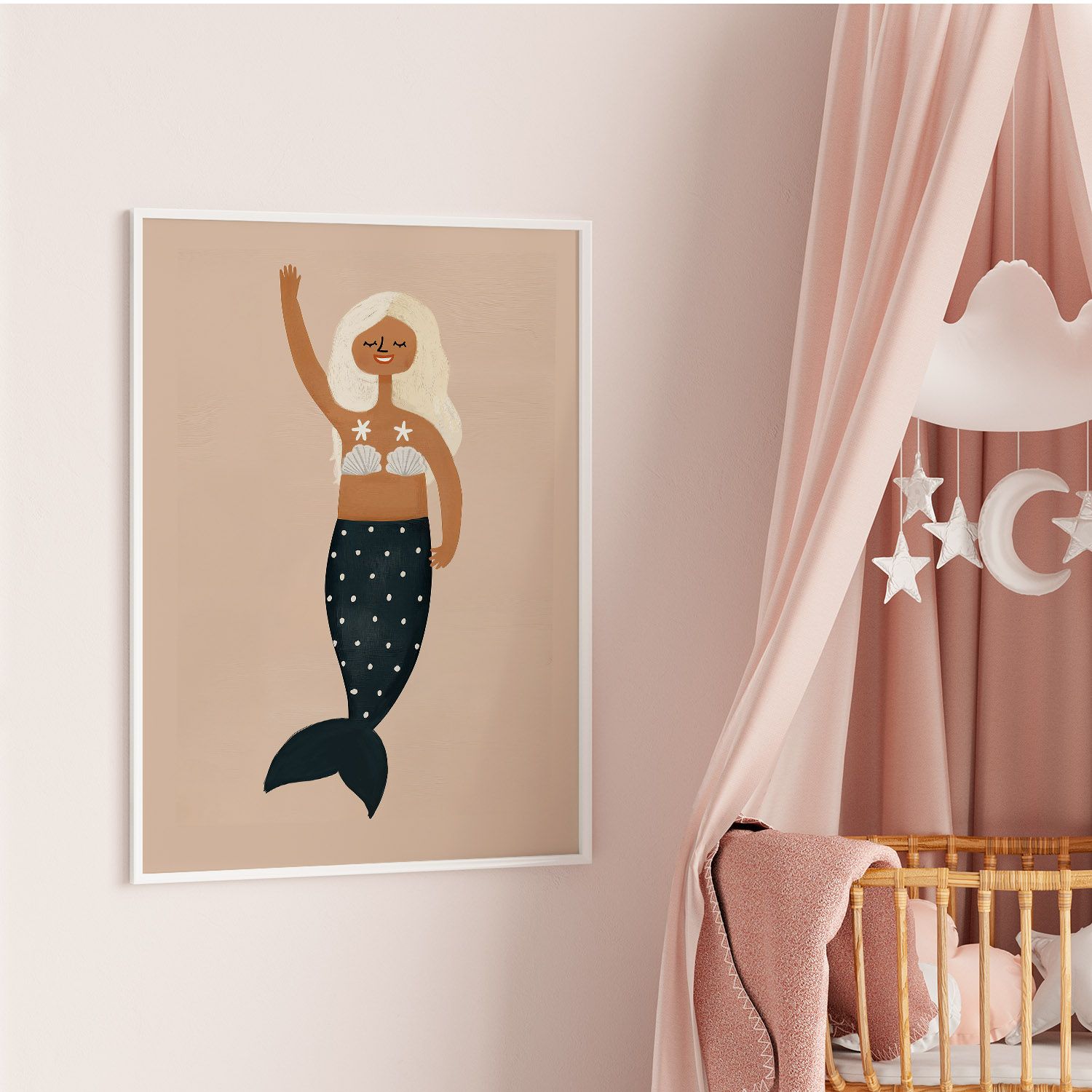 Poster - Zeemeermin Kunst