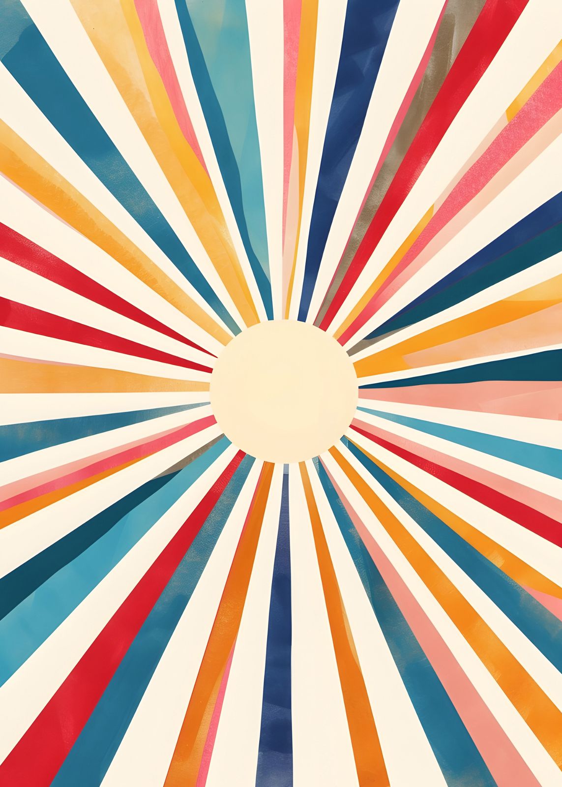 Poster - Levendige Zonnestraal
