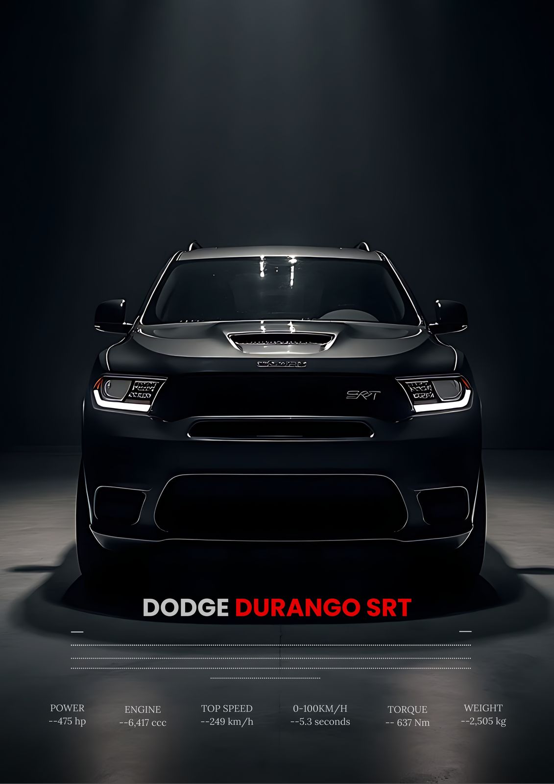 Poster - Dodge Durango SRT
