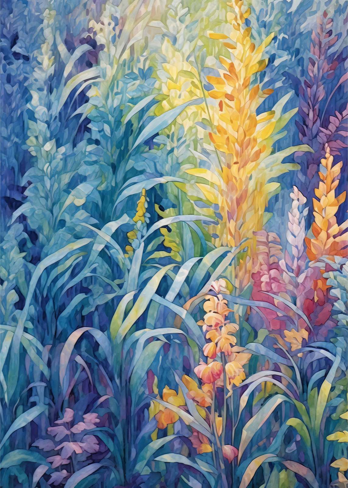 Poster - Levendige Bloemenkunst