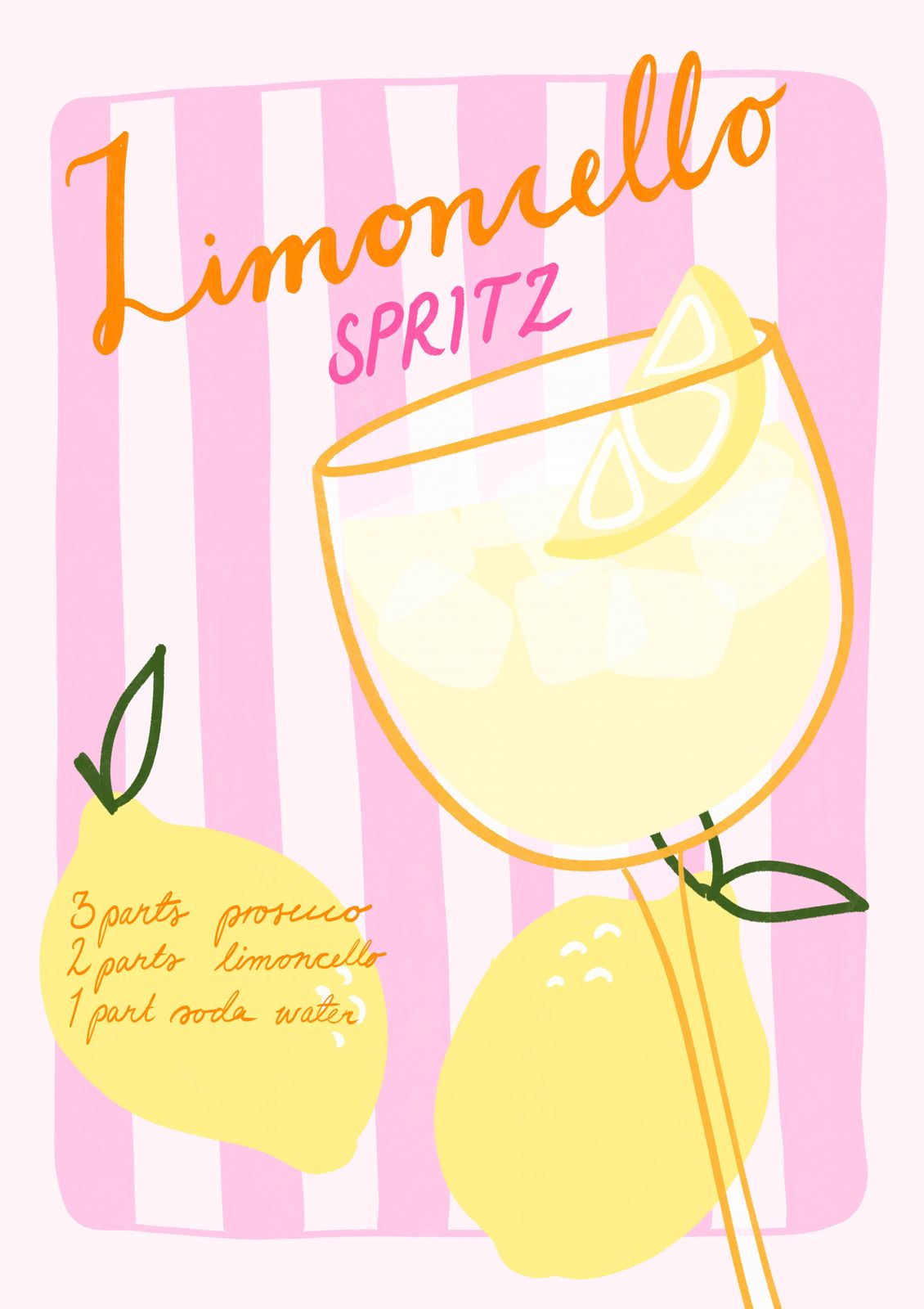Poster - Limoncello Spritz