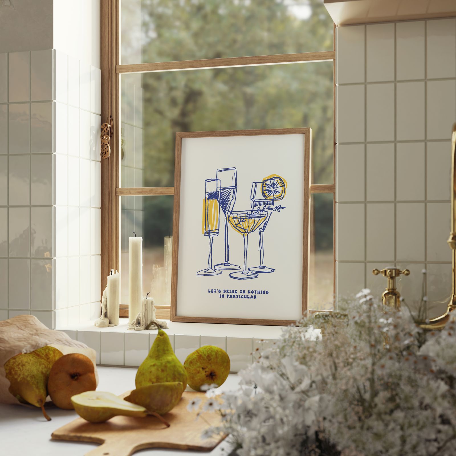 Poster - Drank Illustratie