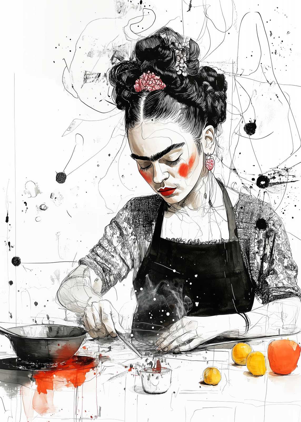 Poster - Frida Kahlo Kunstwerk