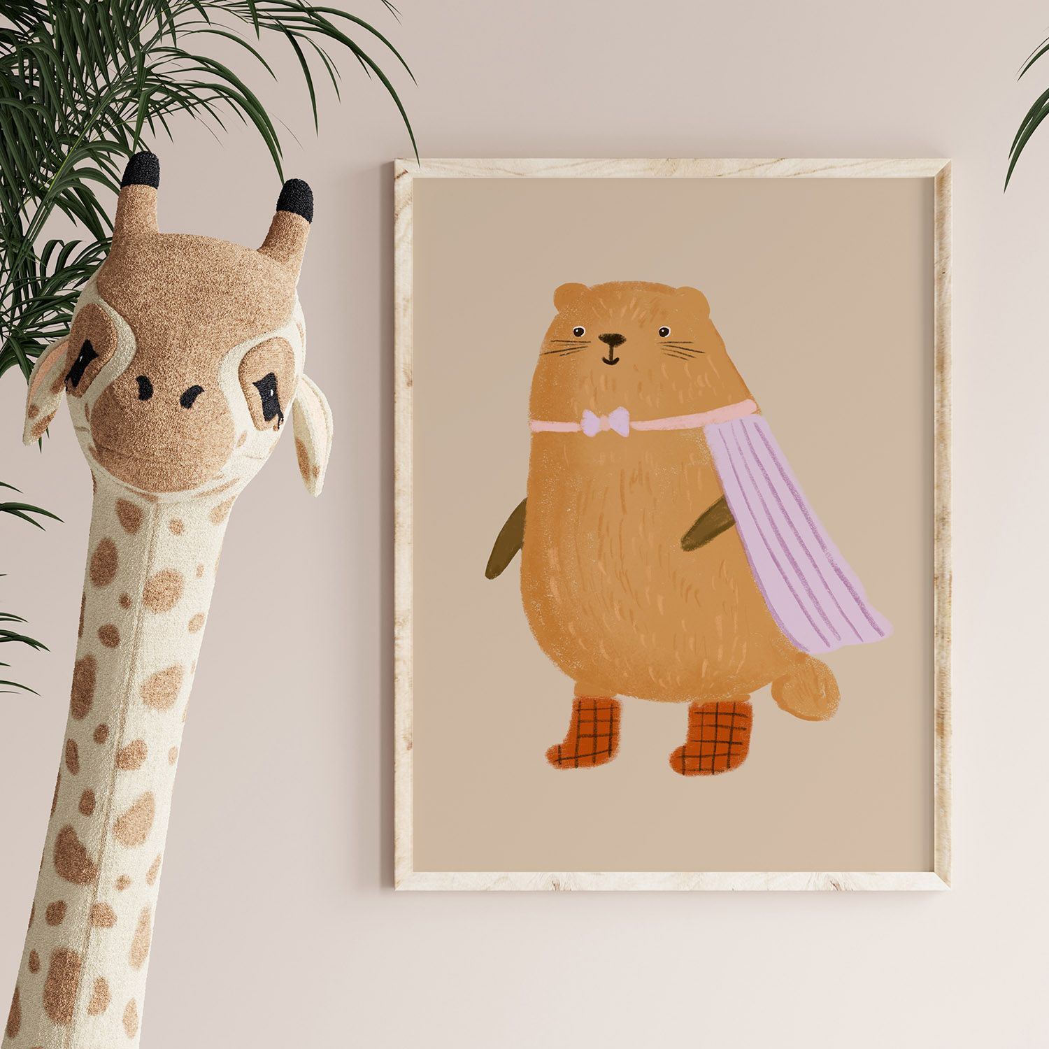 Poster - Schattig Dierenheld