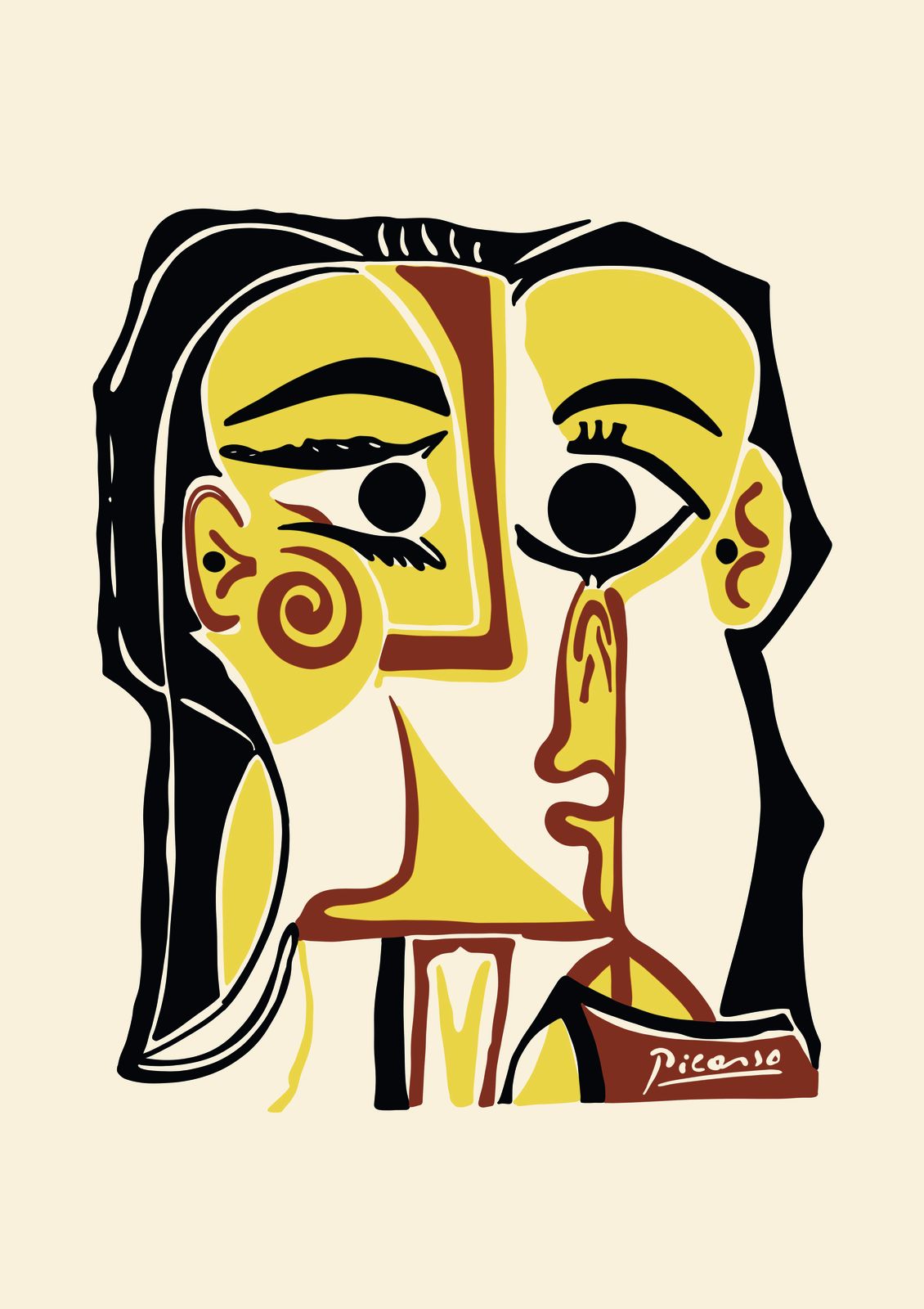 Poster - Picasso Kunstwerk