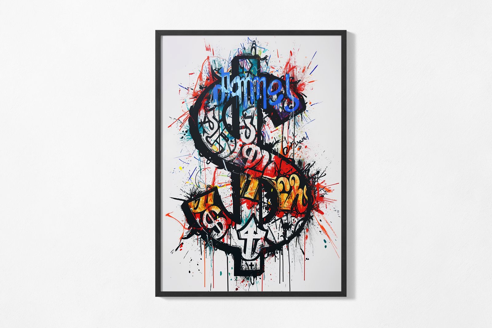 Poster - Kleurrijke Graffiti Kunst