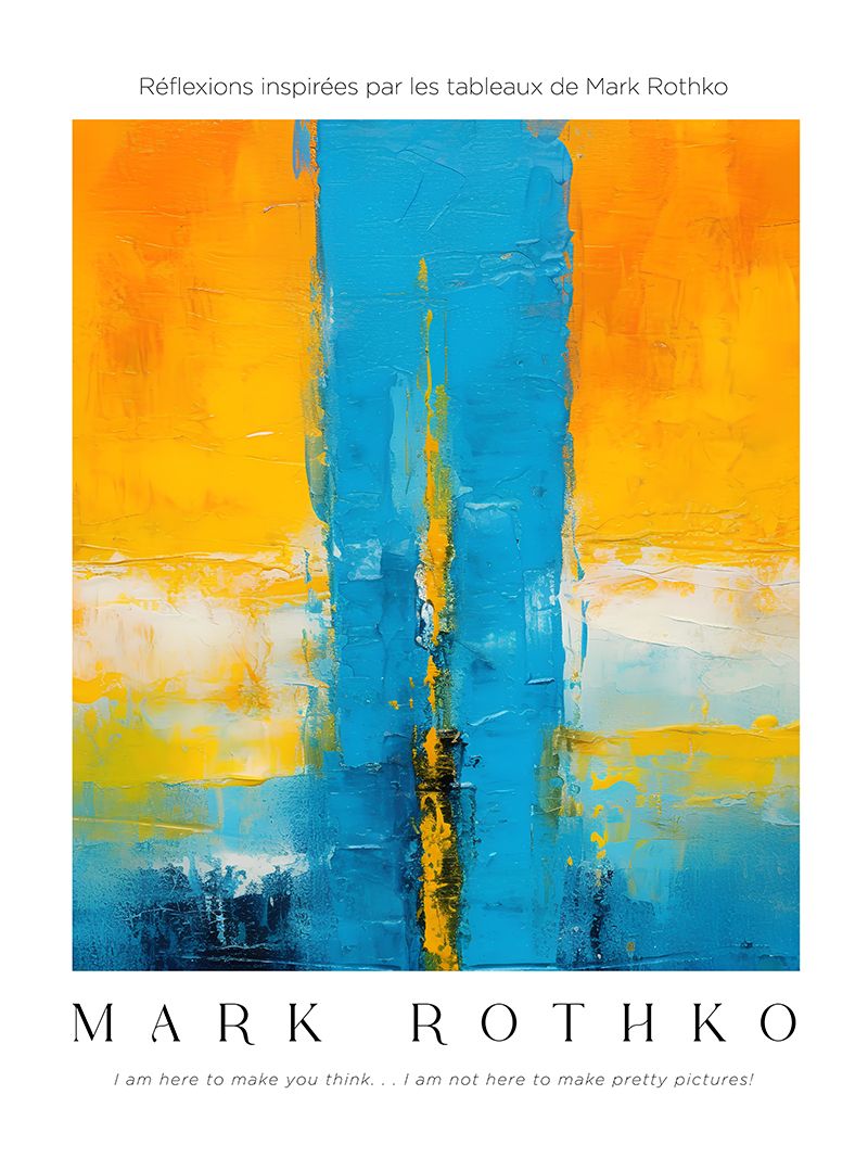 Poster - Mark Rothko-geïnspireerd kunstwerk
