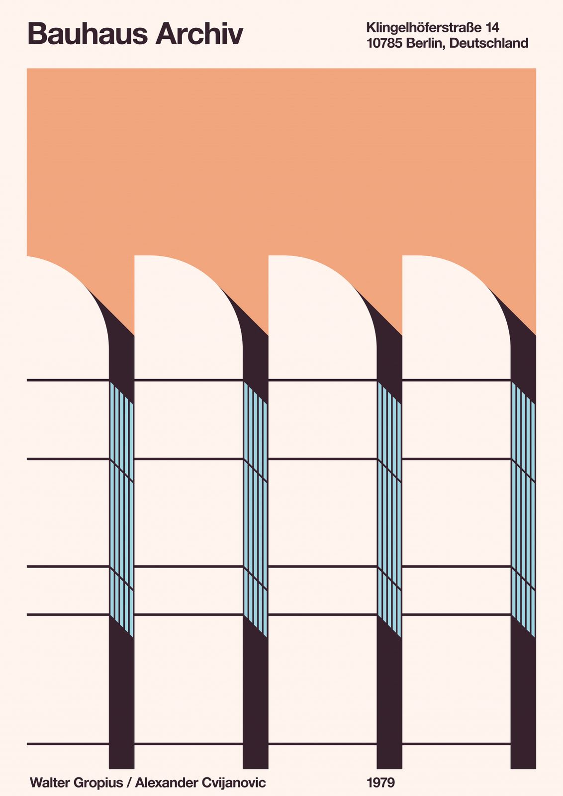 Poster - Bauhaus Archief