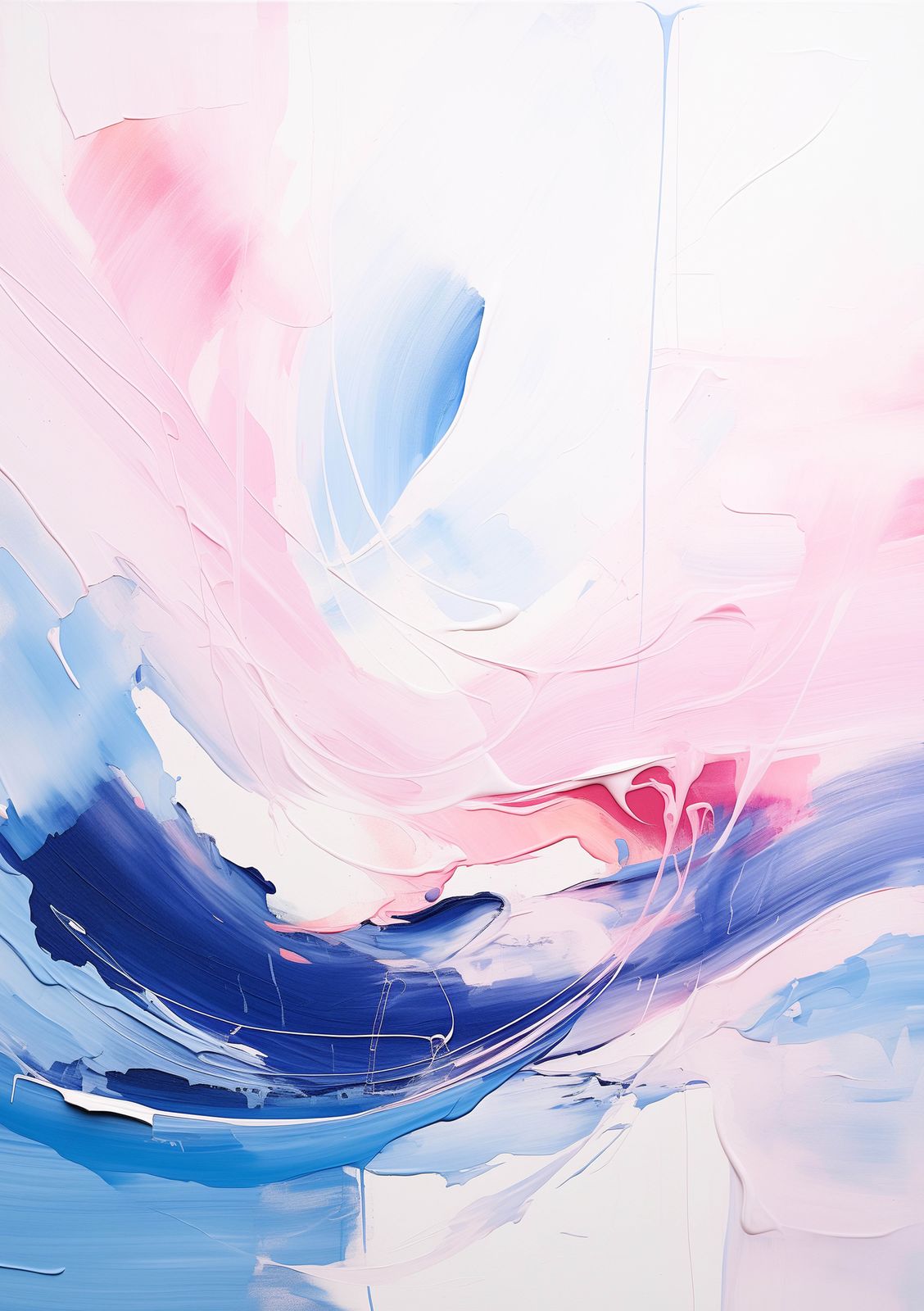 Poster - Abstracte Golven