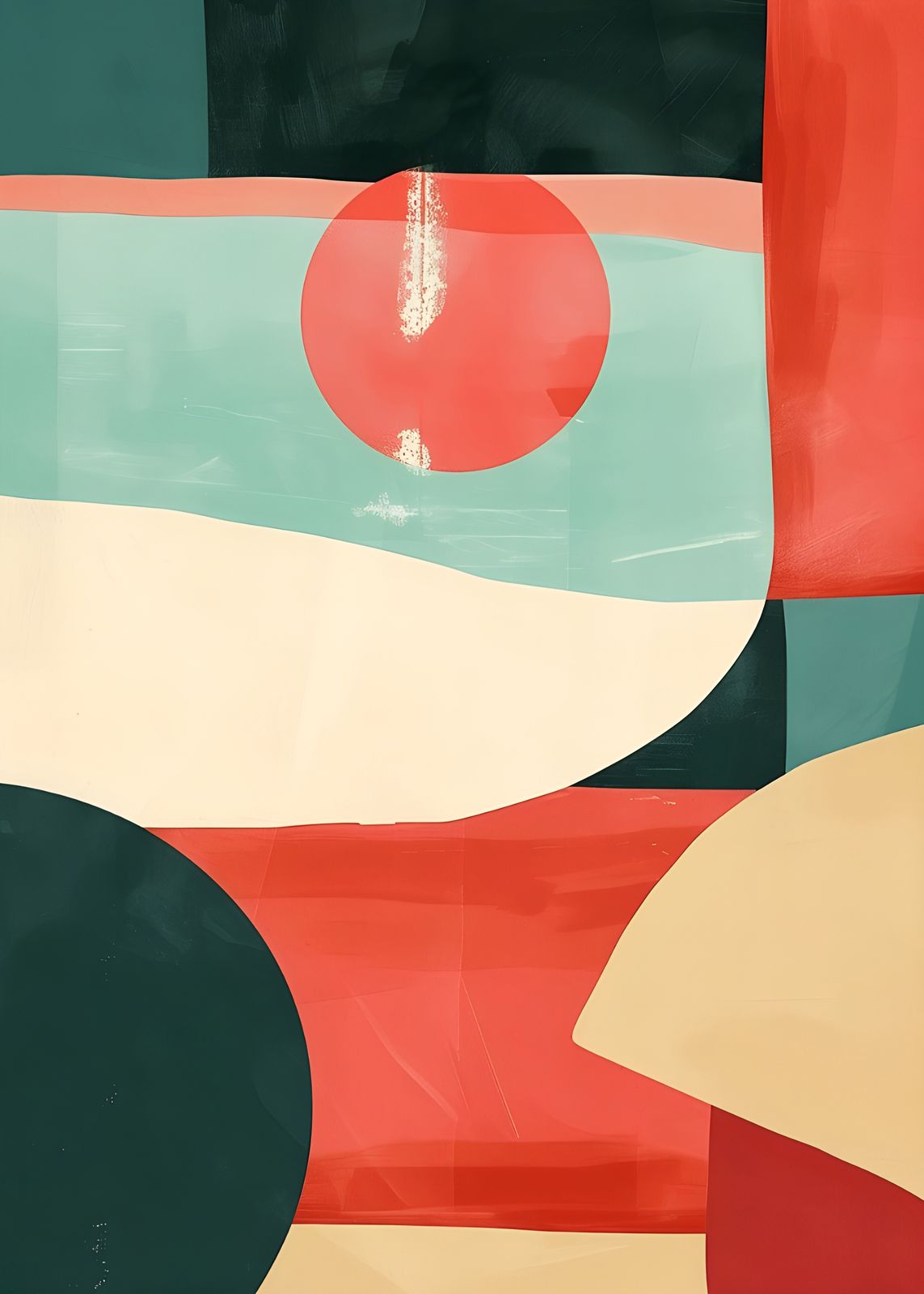 Poster - Abstracte Vormen