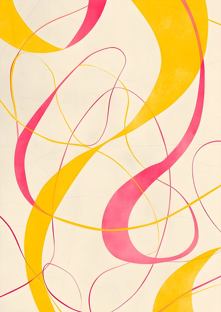 Poster - Abstracte Kronkels