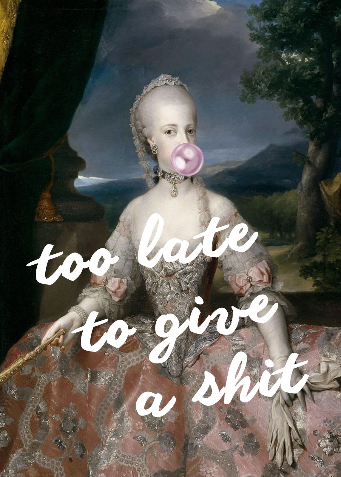 Poster - Te Laat Koningin