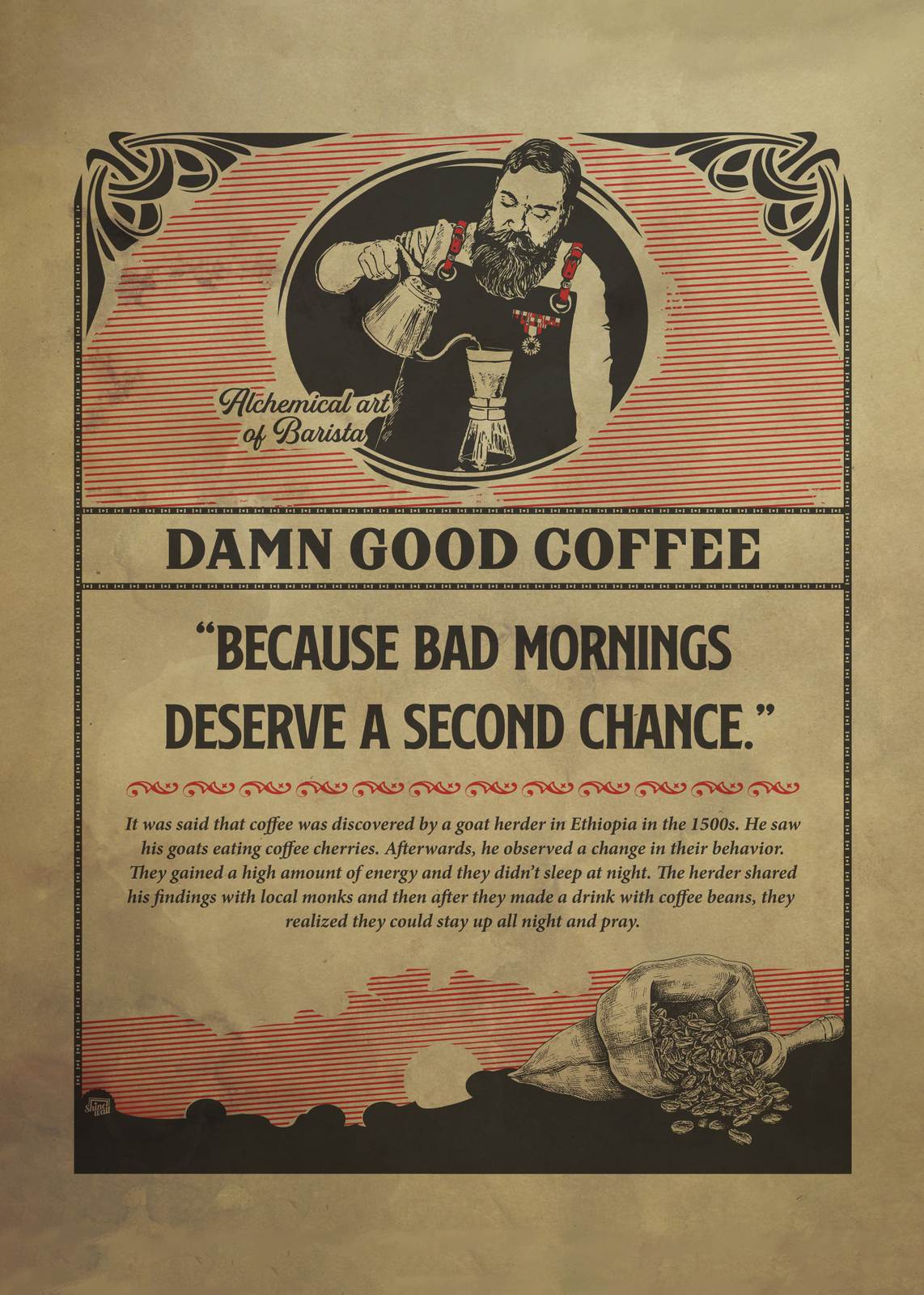 Poster - Damn Good Coffee