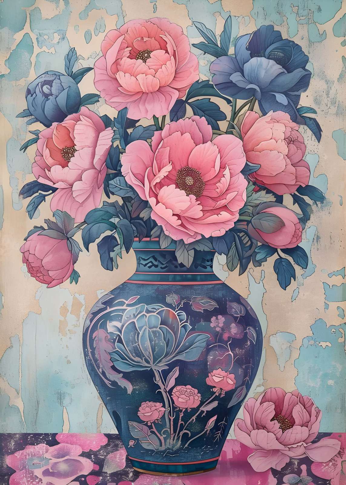 Poster - Bloemenvaas Ontwerp