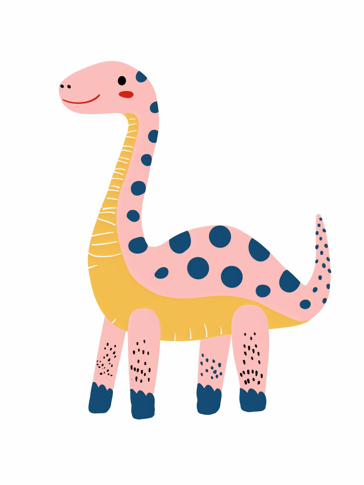 Poster - Schattige Dino Illustratie