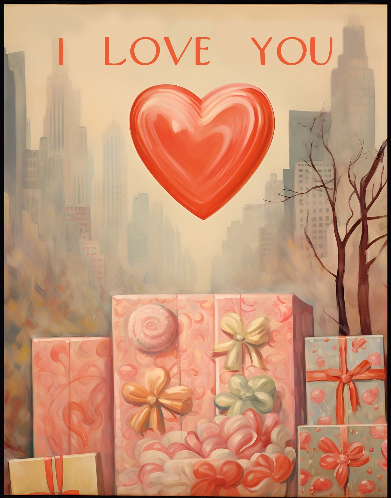 Poster - Ik Hou Van Jou Hart