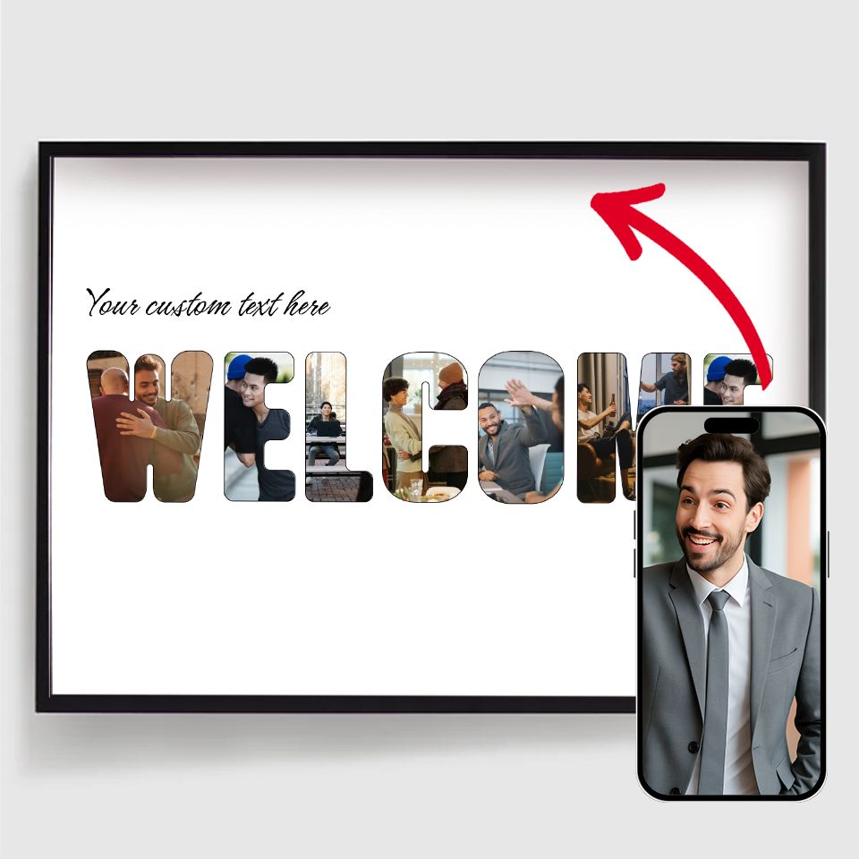 Gepersonaliseerde Posters - Welkom - Foto Uploaden