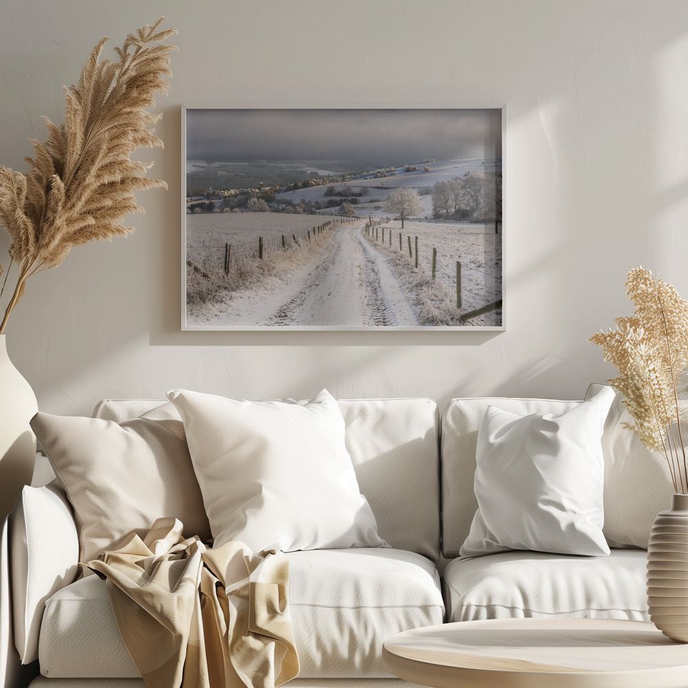 Poster - Winterlandschap