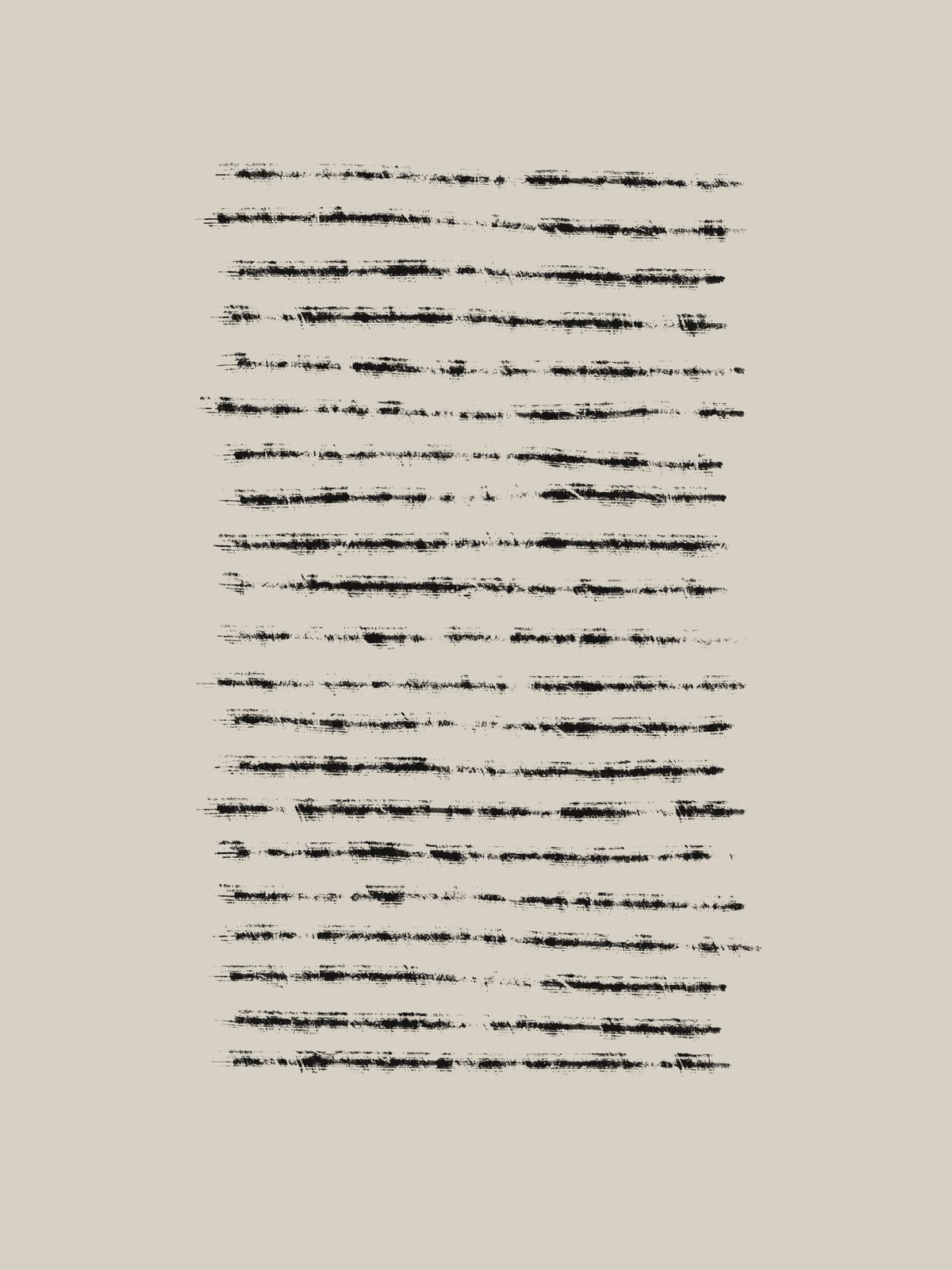Poster - Moderne Minimalistische Kunst