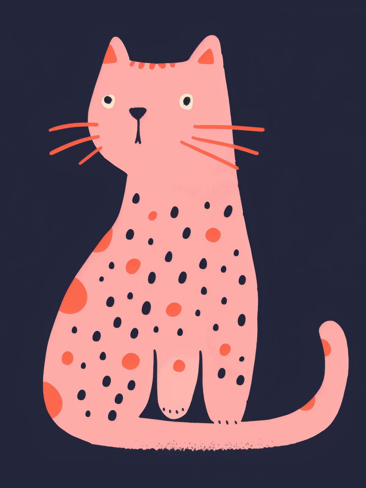 Poster - Roze Kat