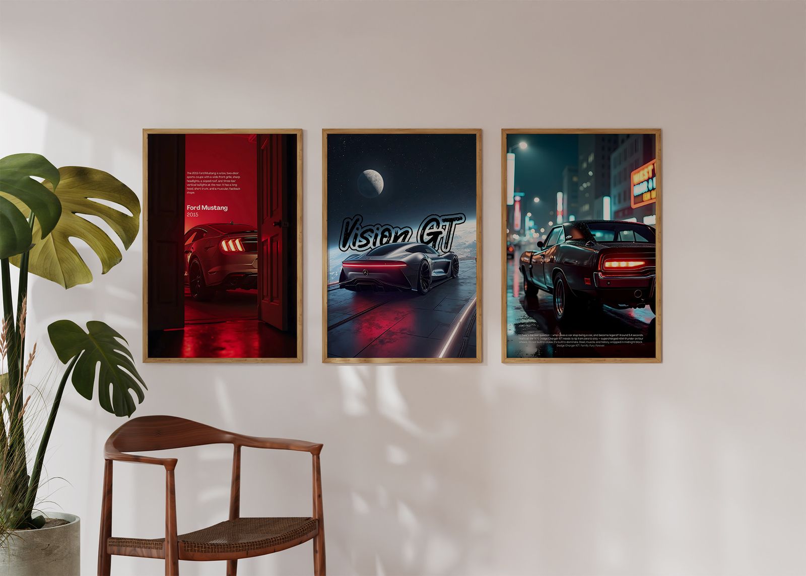 Poster - Vision GT Auto's / Set van 3