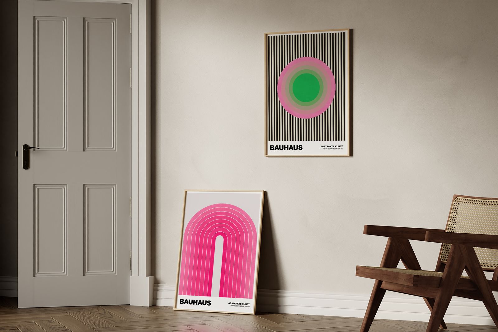 Poster - Bauhaus Abstracte Kunst / Set van 2