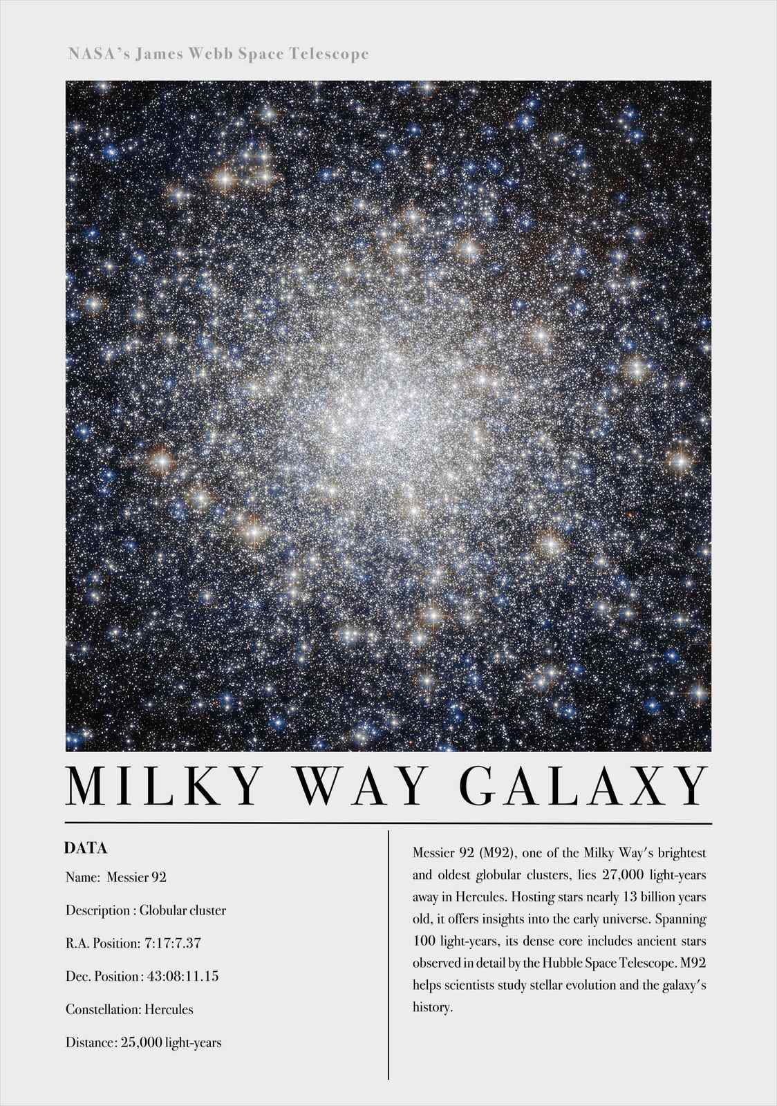 Poster - Melkweg en Kreeftnevel / Set van 2
