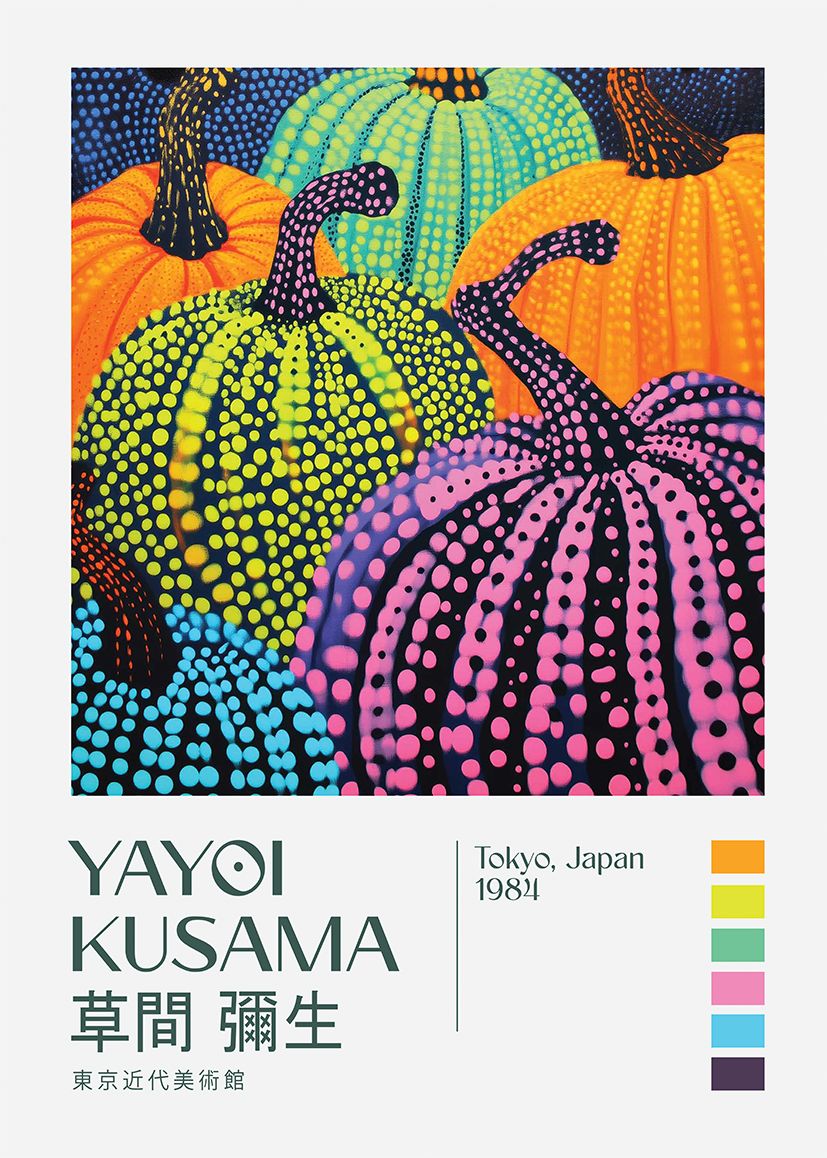 Poster - Yayoi Kusama Kunst
