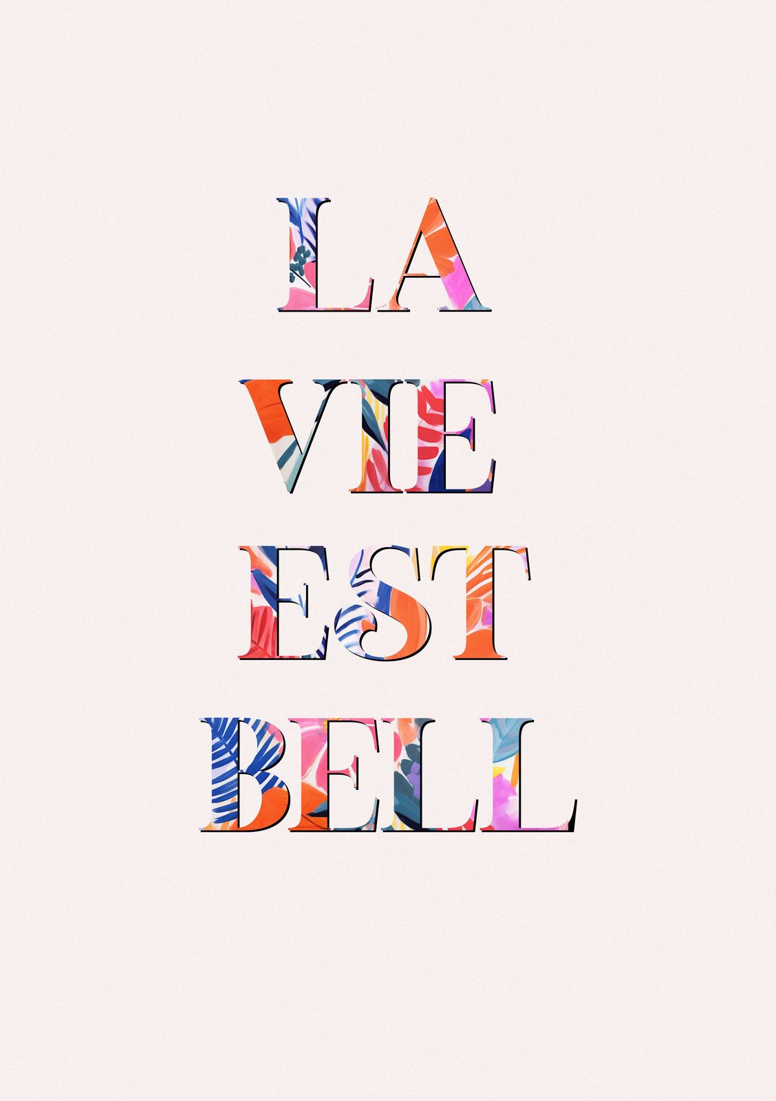 Poster - La Vie Est Belle