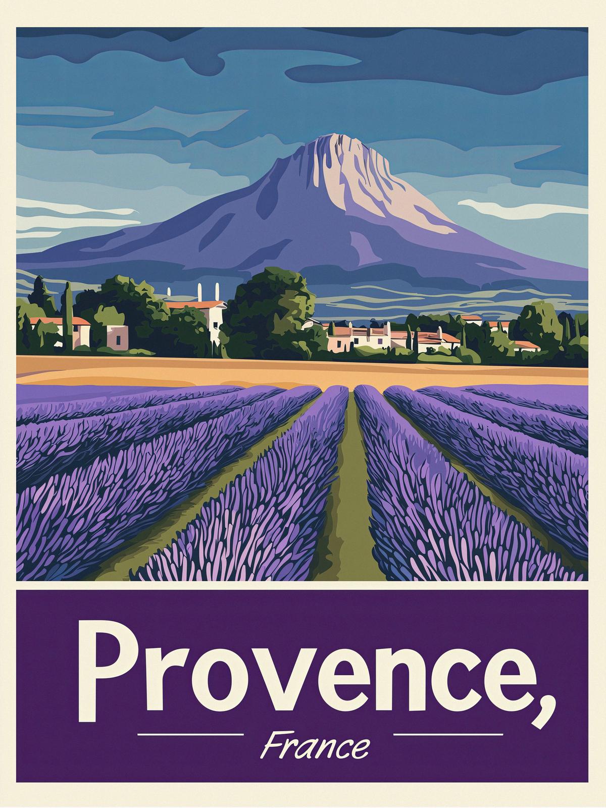 Poster - Provence, Frankrijk