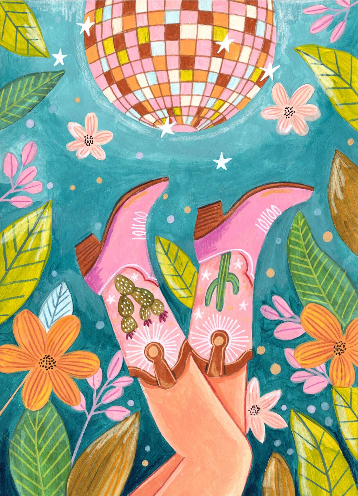 Poster - Disco Boots