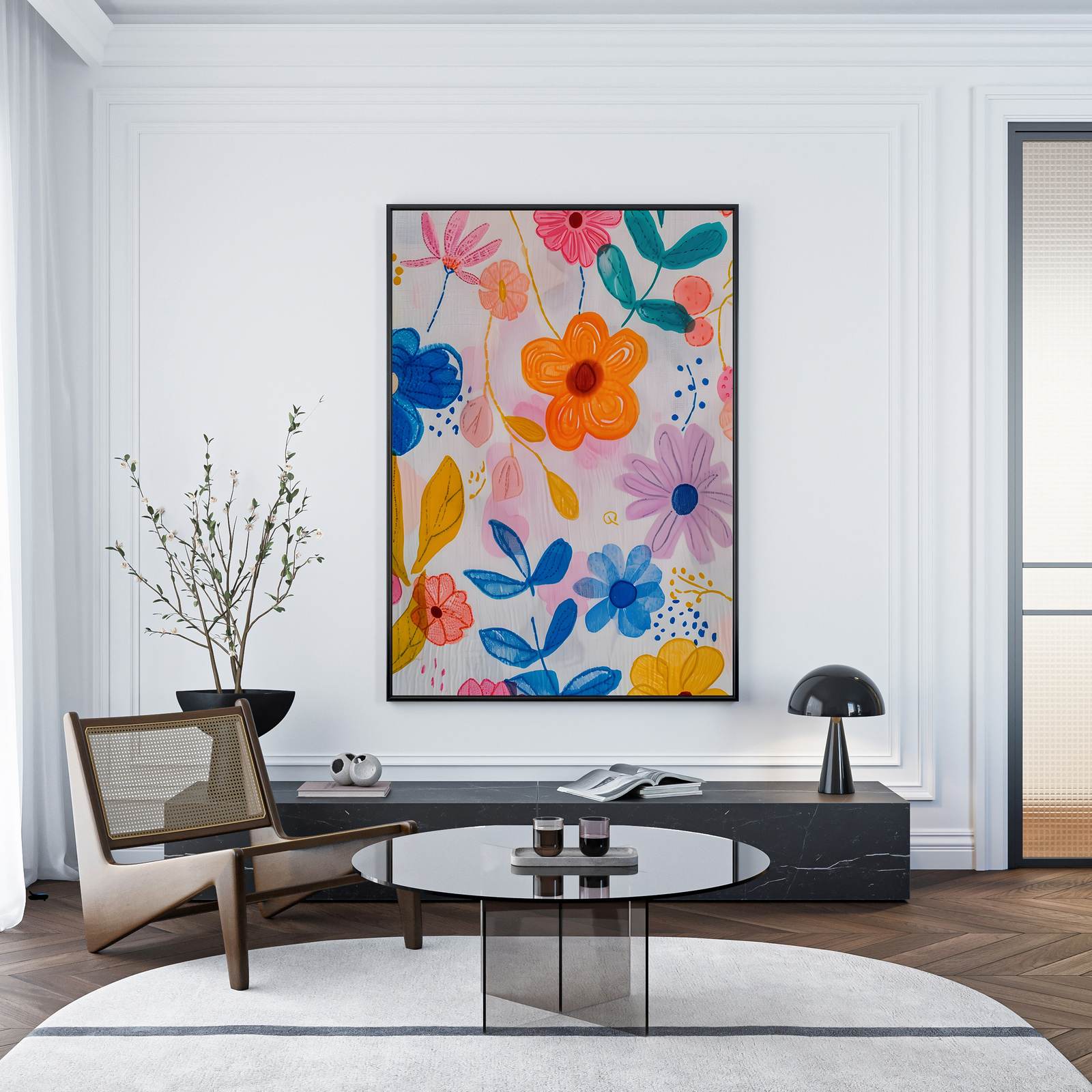 Poster - Bloemenkunst
