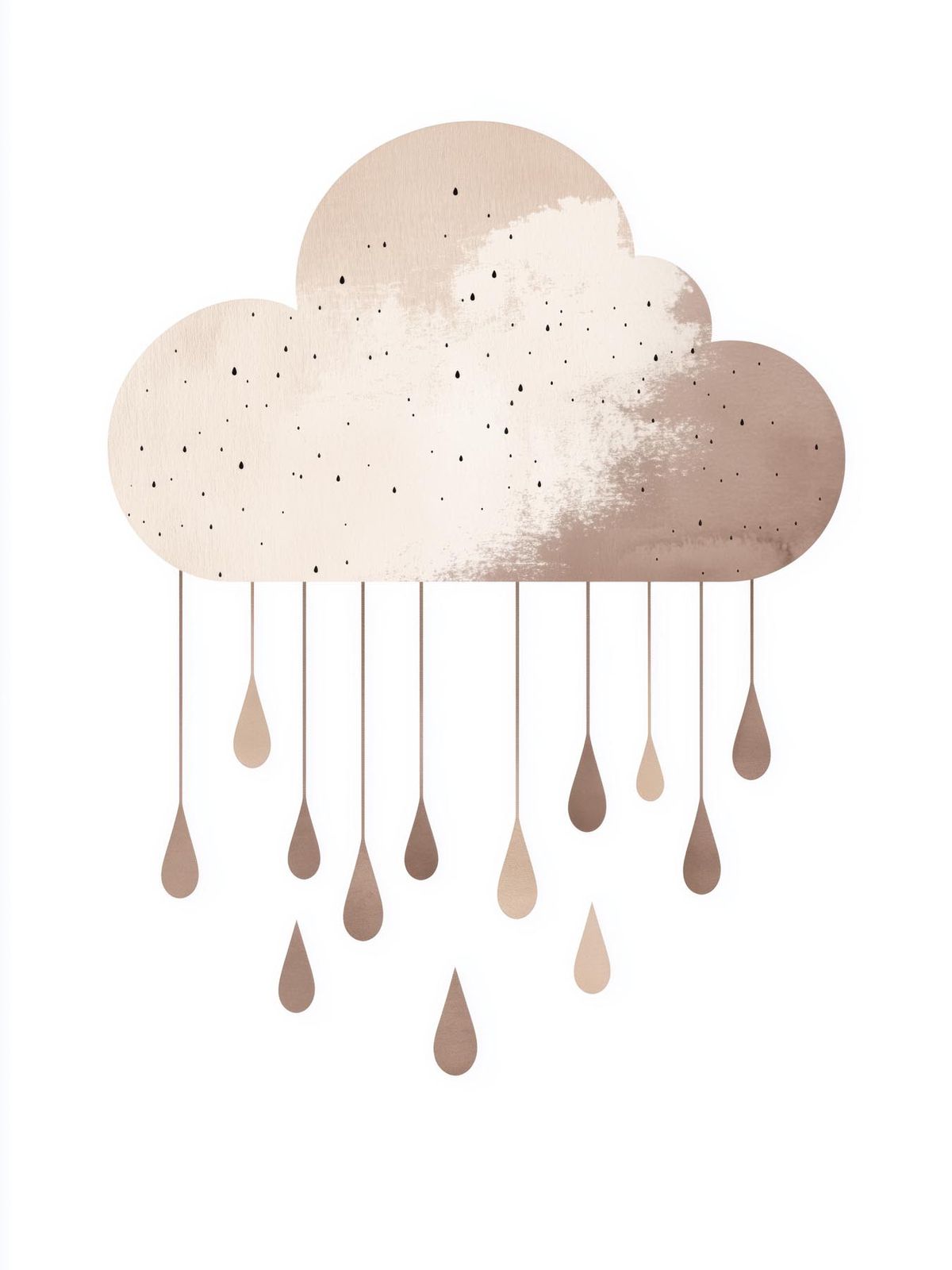 Poster - Wolk en Regenbogen