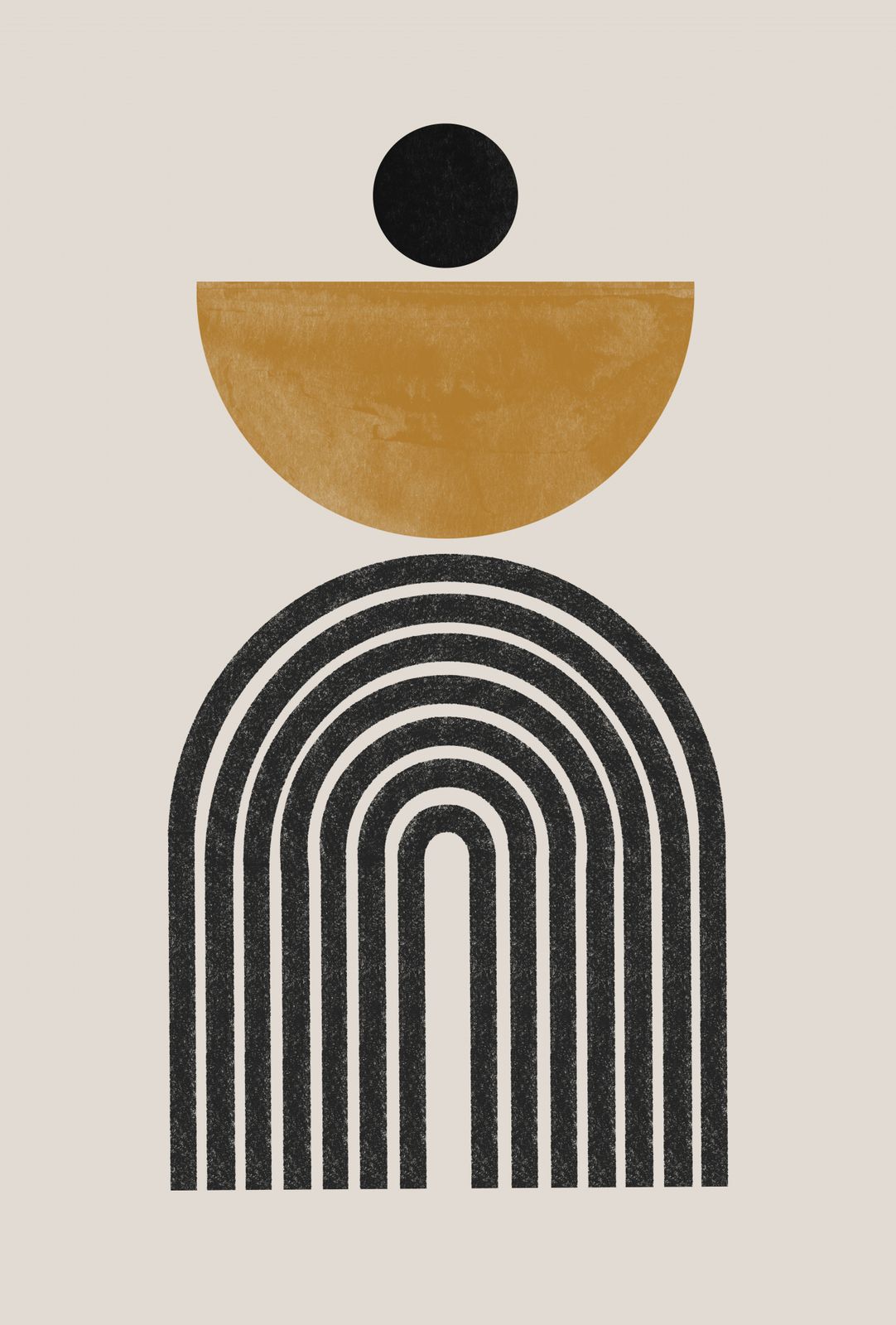 Poster - Abstracte vormen