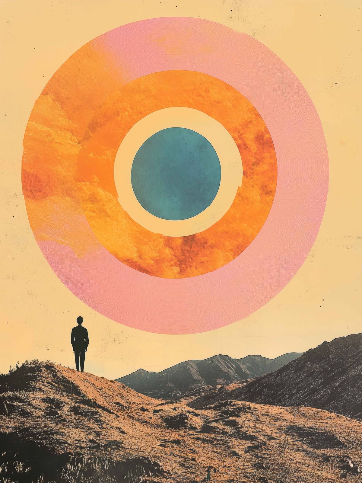 Poster - Abstract Landschap