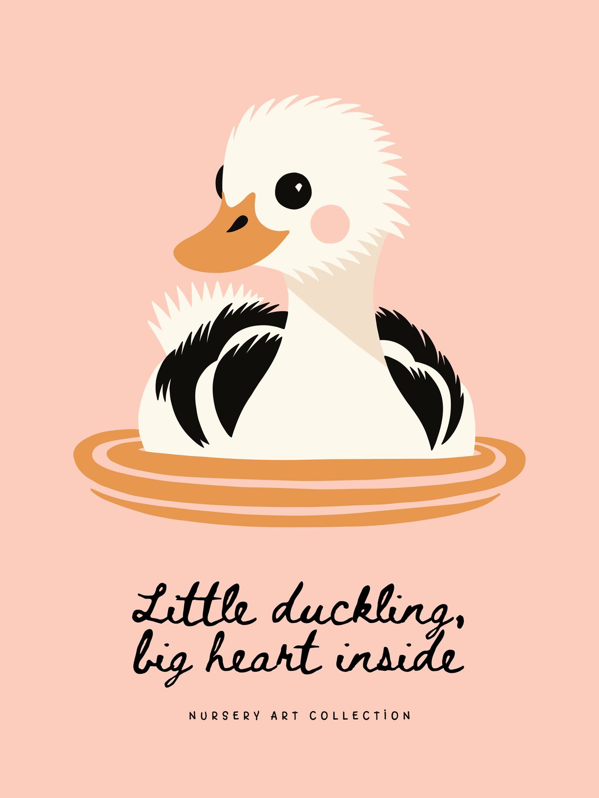 Poster - Kleine Eend Illustratie